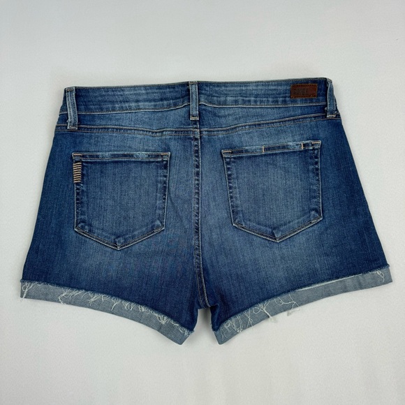 PAIGE Jimmy Jimmy Cuffed Cut-Off Jean Shorts - Picture 4 of 12